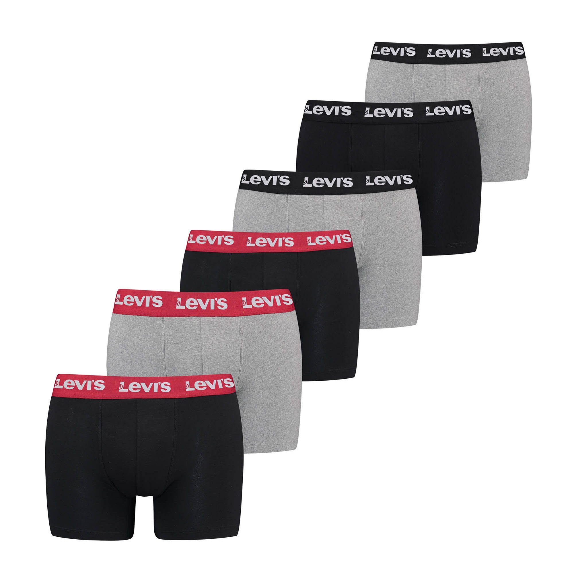 Repeat Logo Boxer Brief 6P ECOM Herren Boxershort 