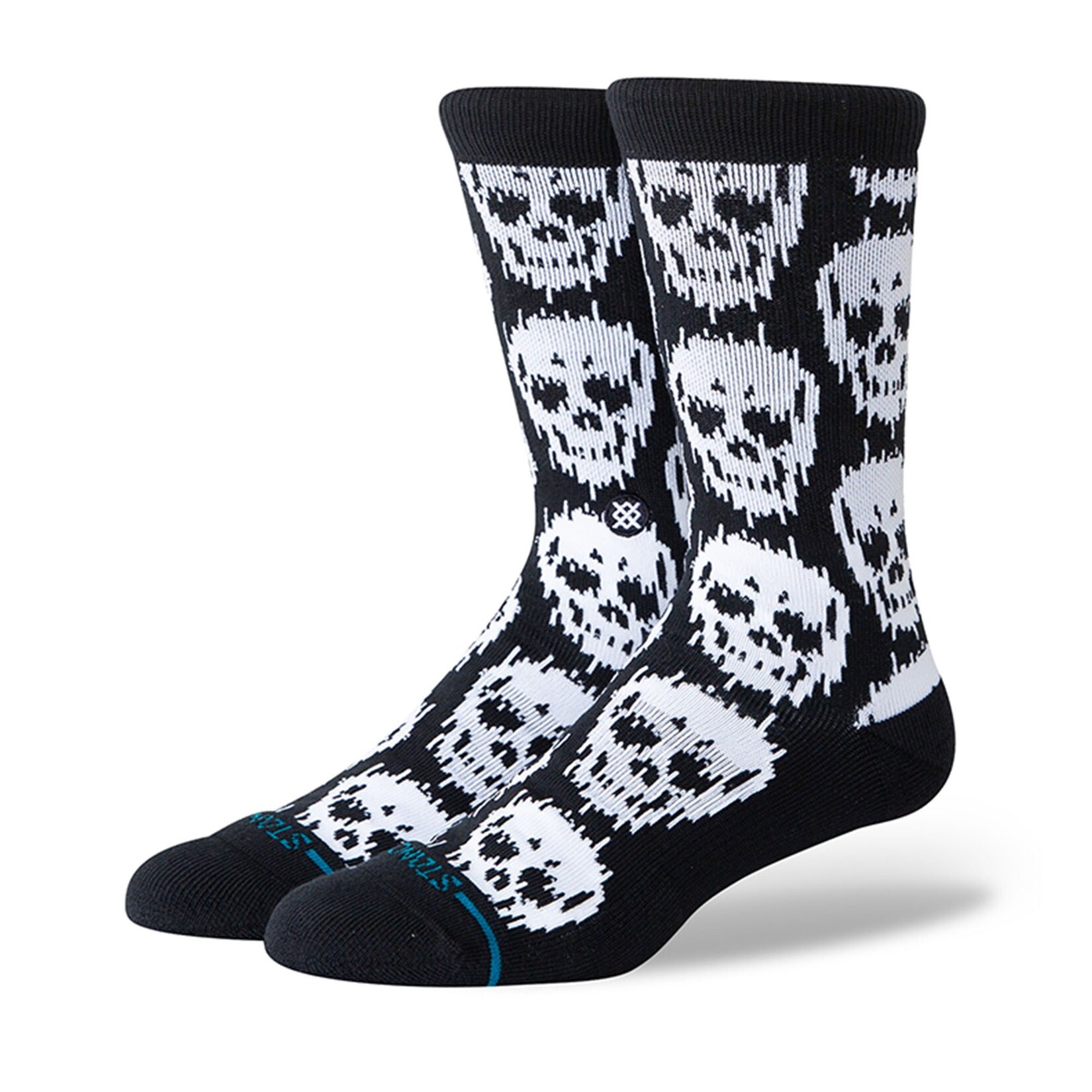 Static Skull Crew Unisex Socken