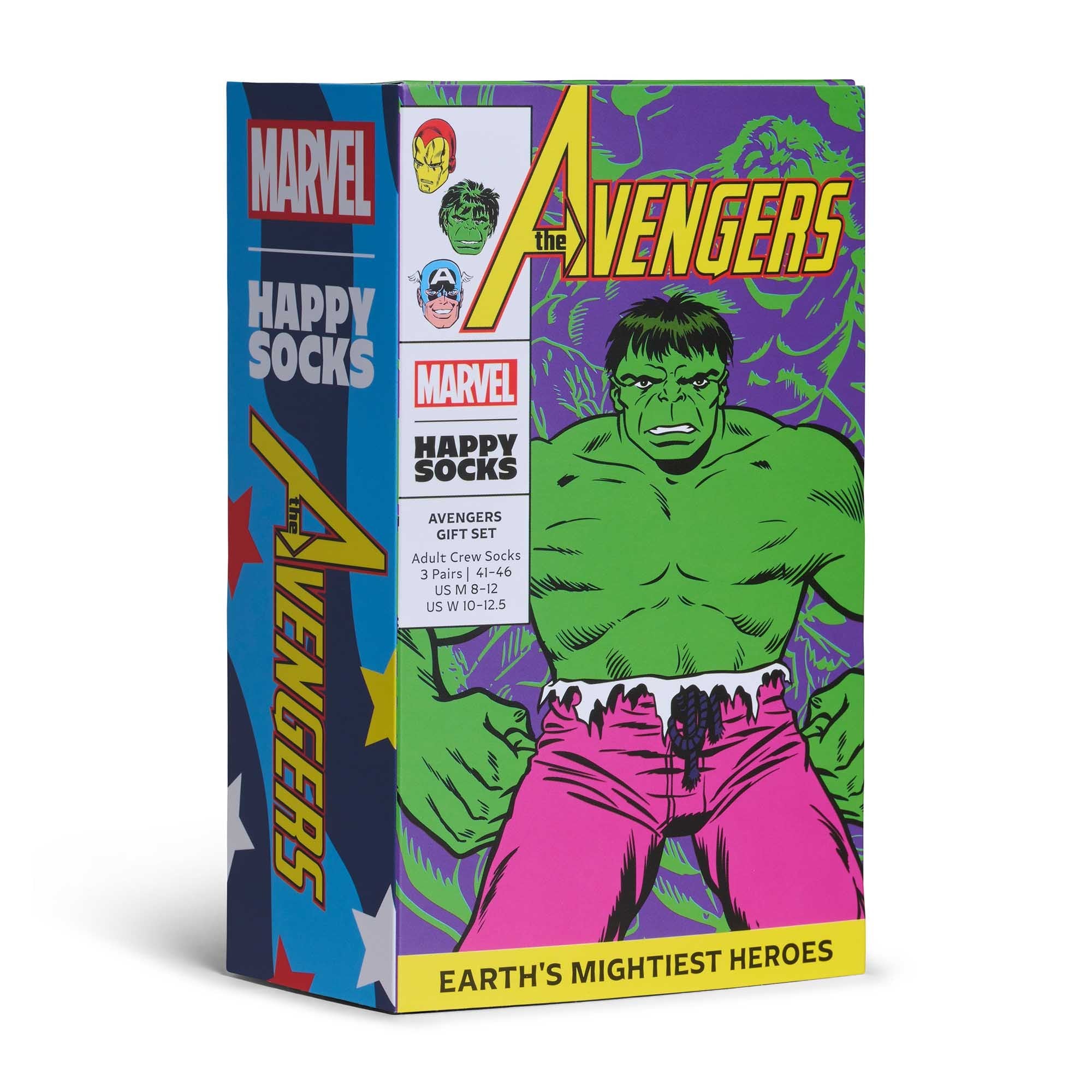 MARVEL&trade; Avengers 3-Pack Gift Set Unisex Socken Mehrfarbig 