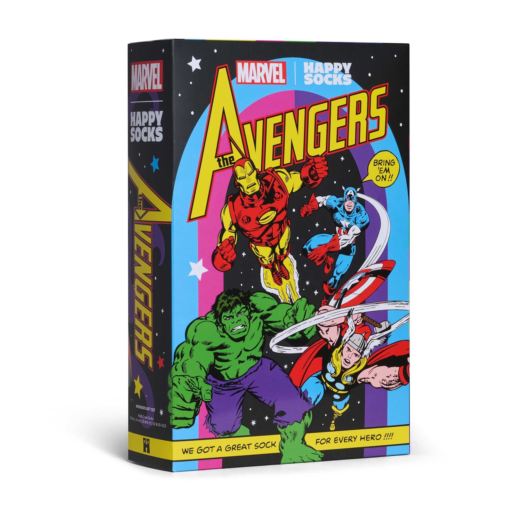 MARVEL&trade; Avengers 6-Pack Gift Set Unisex Socken Mehrfarbig 