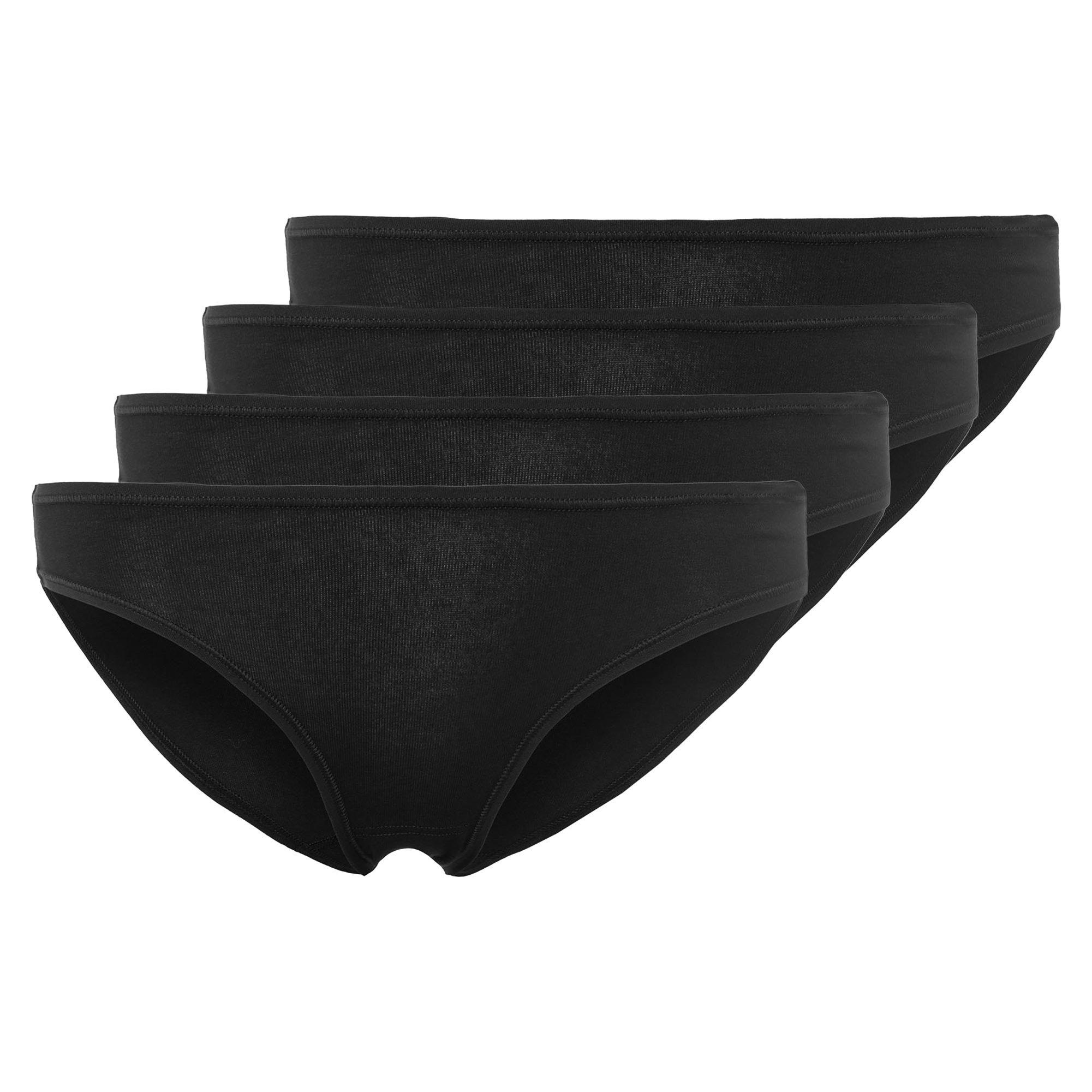 Advantage Cotton Stretch Bikini Briefs 4P Damen Slip 