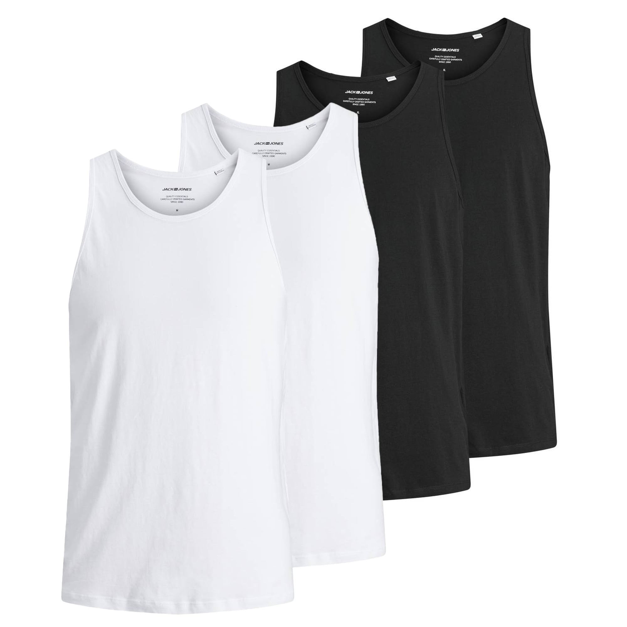 JACBASIC TANKTOP 4PK Herren Unterhemd 
