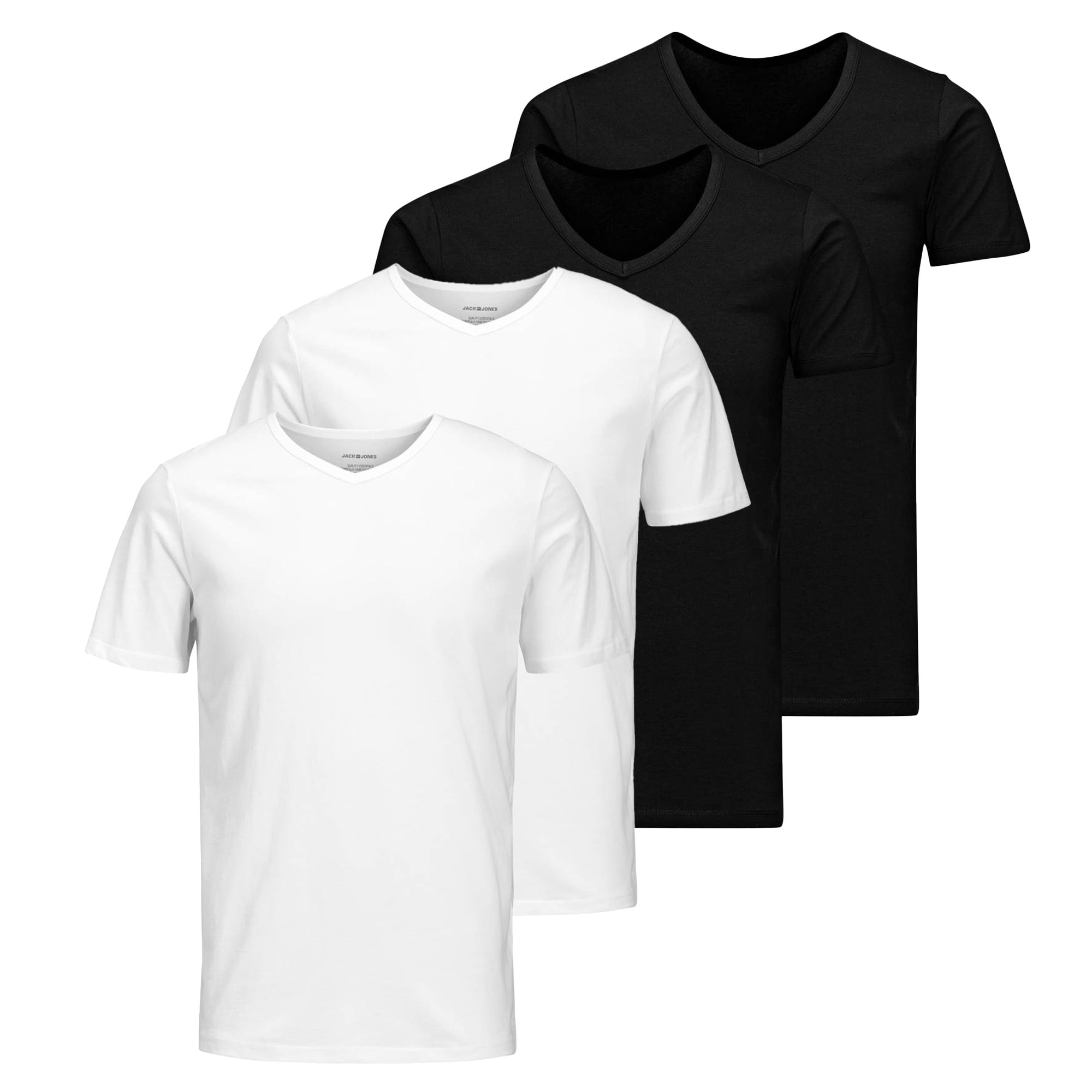 JACBASIC V-NECK TEE 2PK Herren T-Shirt 