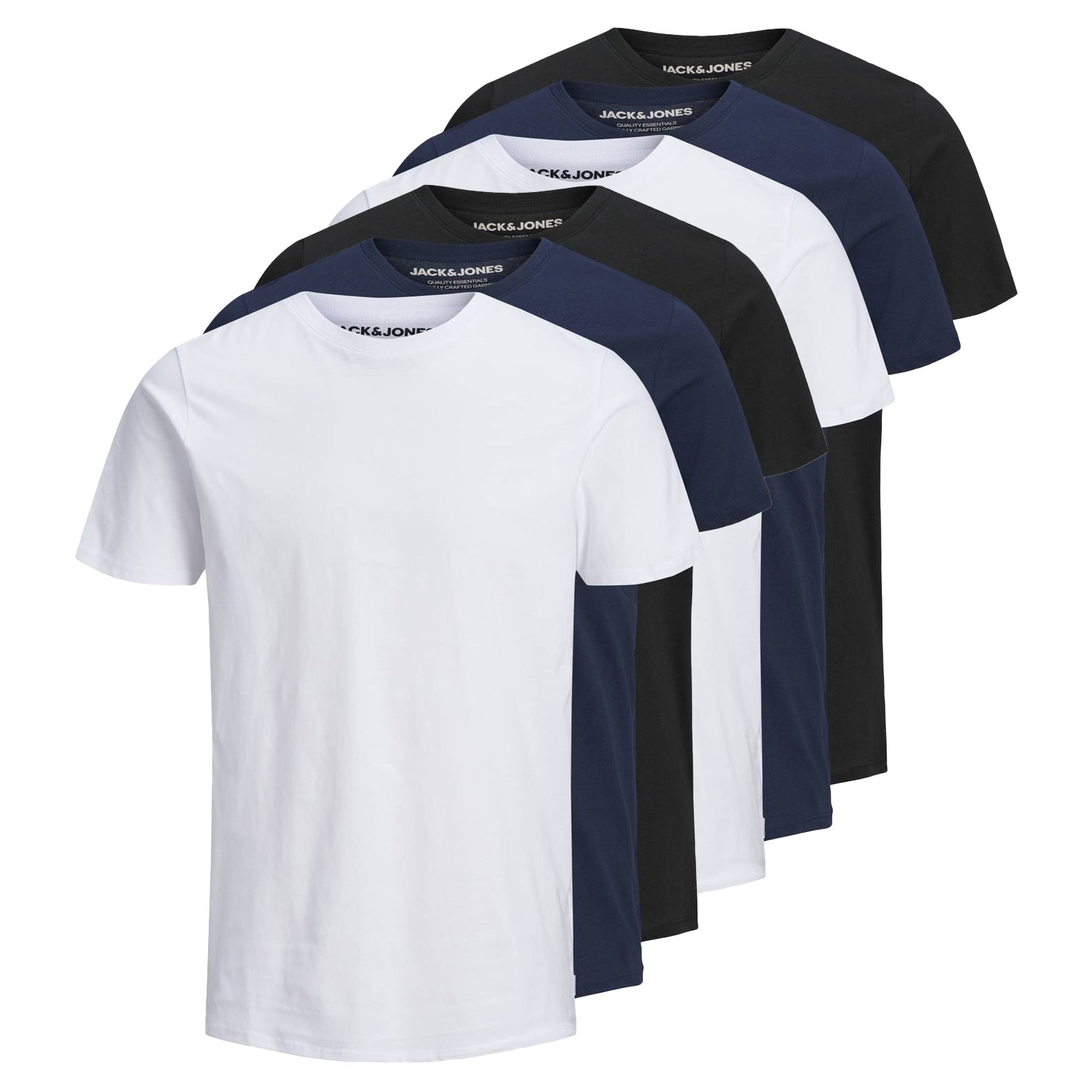 JJEORGANIC BASIC TEE O-NECK 3PK Herren T-Shirt 