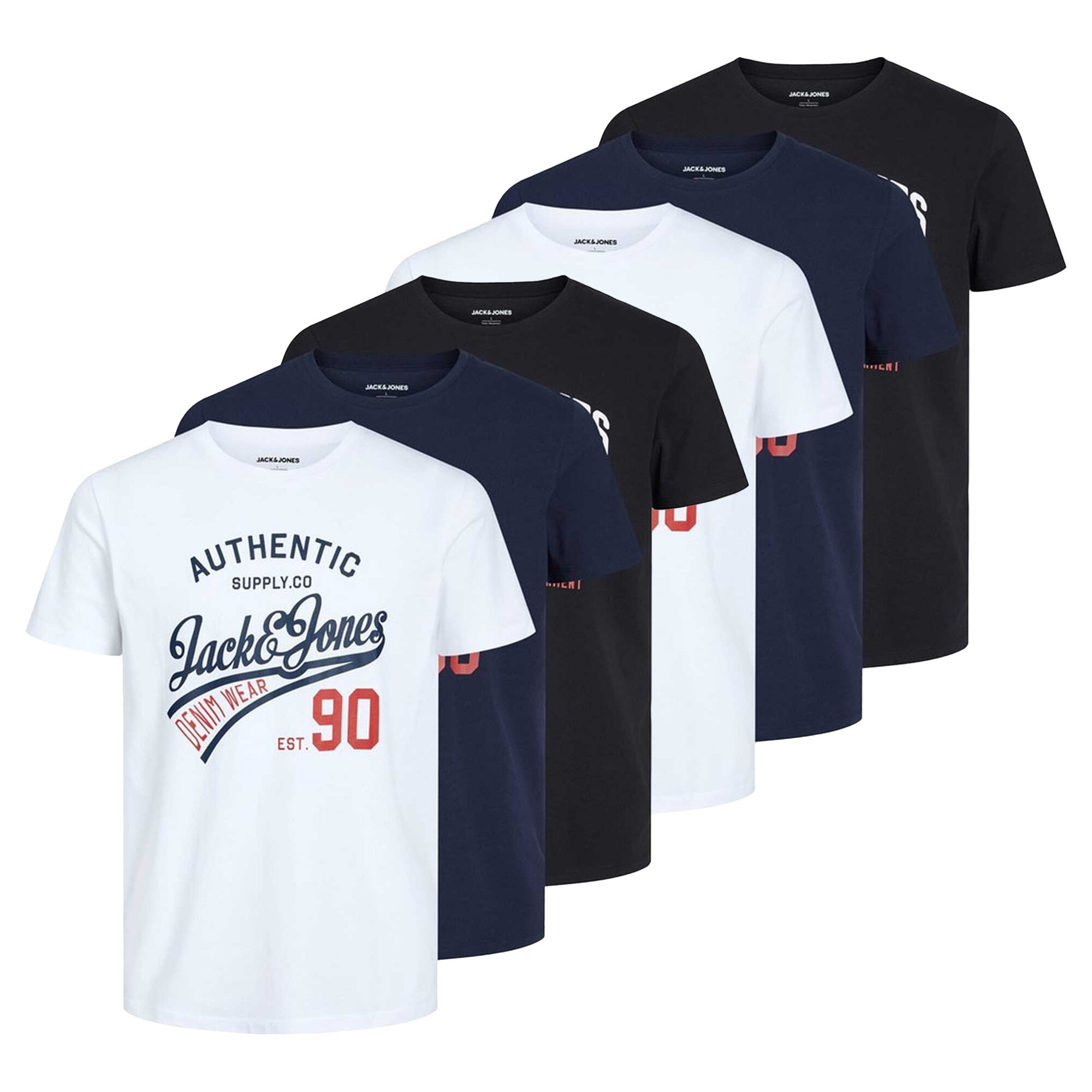 JJETHAN TEE CREW NECK 3PK Herren T-Shirt 