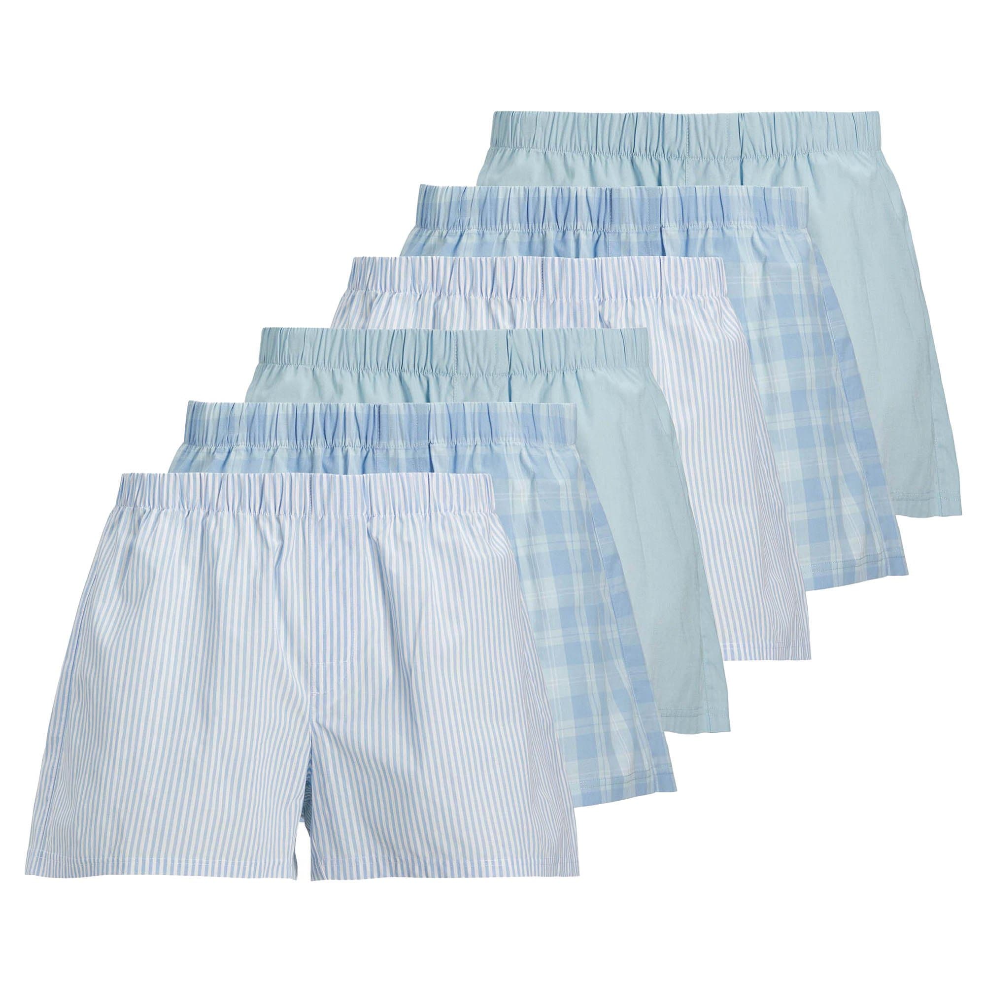 JACMILANO WOVEN BOXERS 6 PACK Herren Web-Boxershorts 