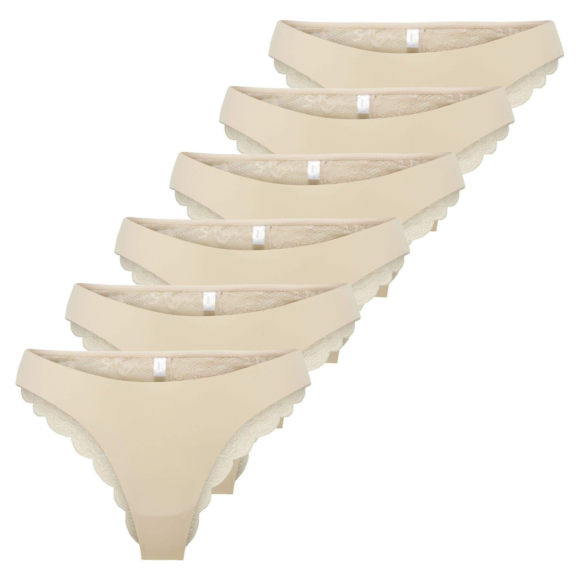 ONLCHLOE LACE BRAZIL 6P Damen Slip 
