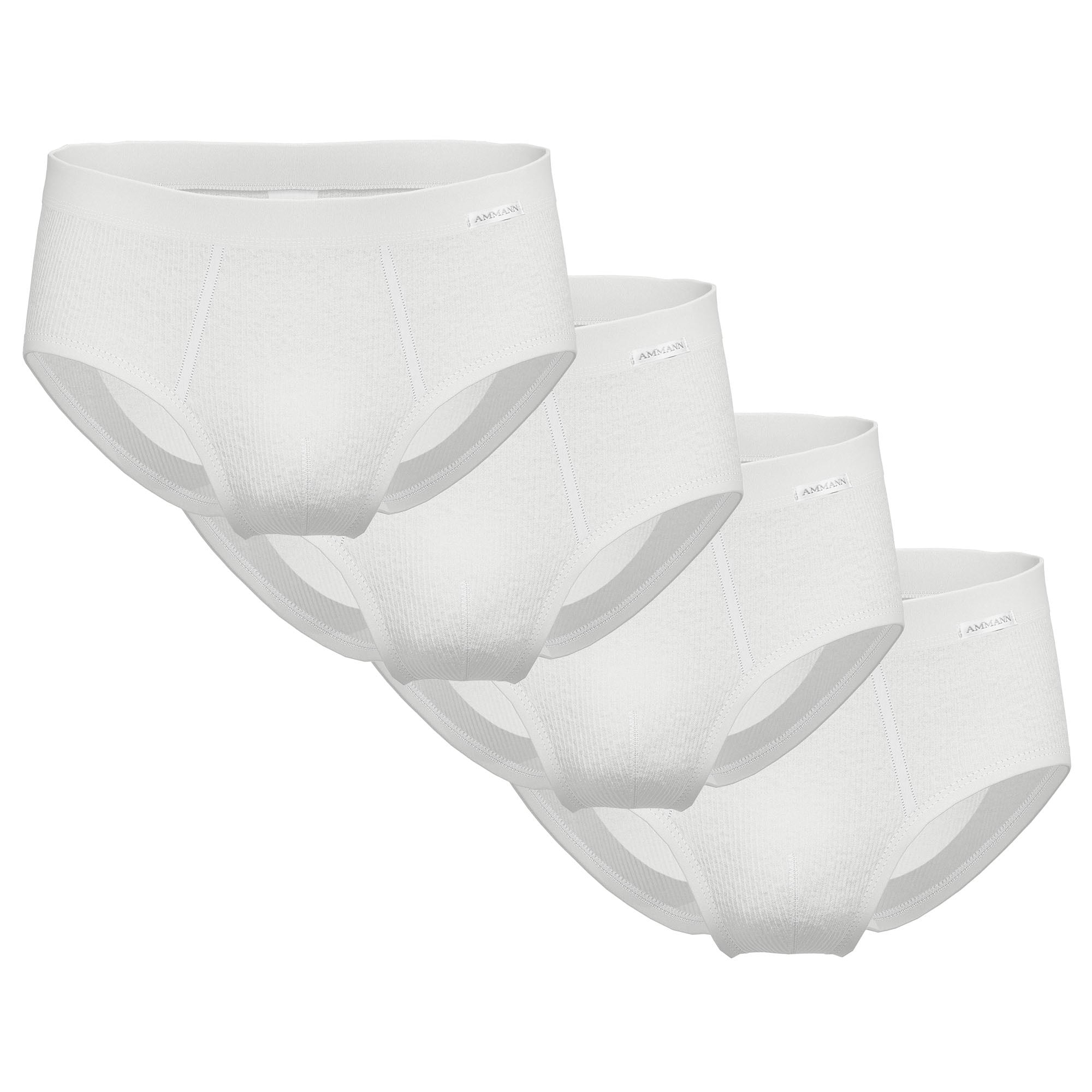 Slips Doppelripp 4er Pack Herren Slip 