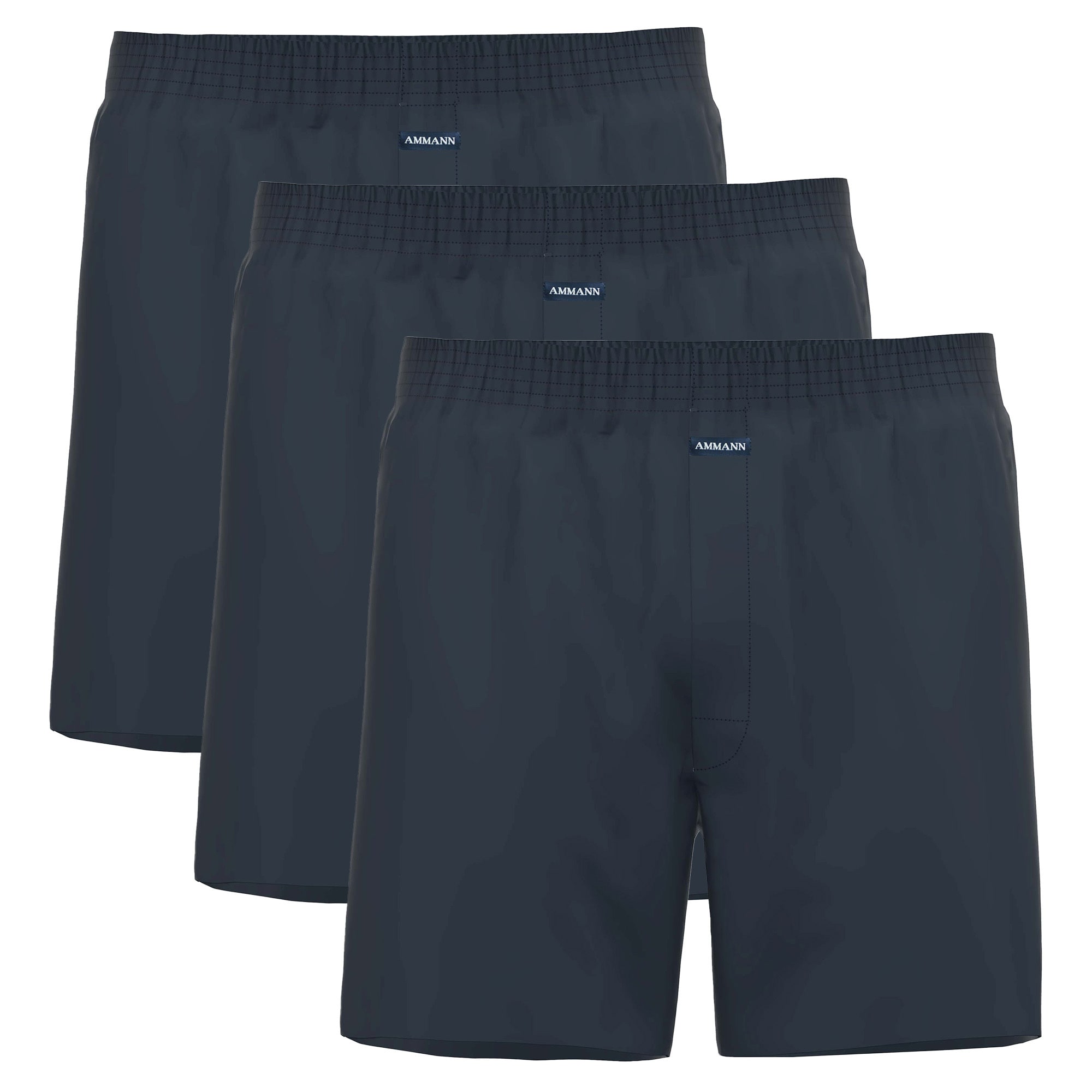 Basic Cotton Boxer Short 3P Herren Boxershort 