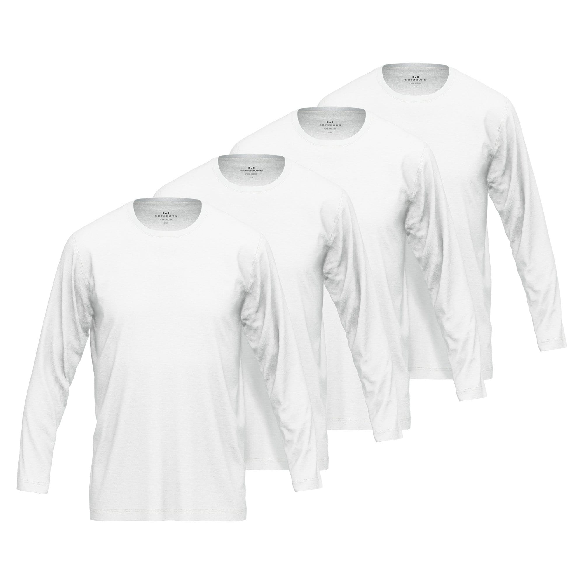 Langarmshirt 4P Herren Longsleeve 