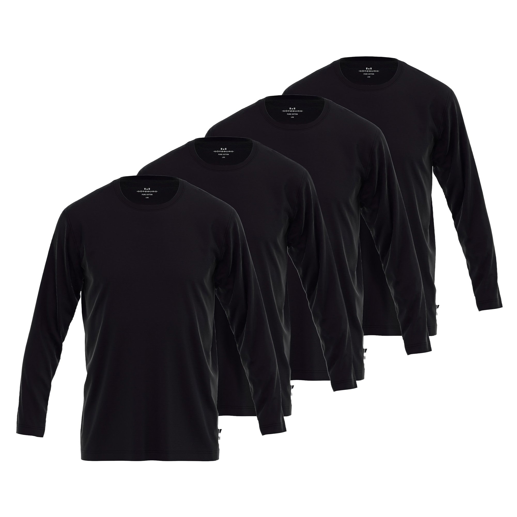 Langarmshirt 4P Herren Longsleeve 
