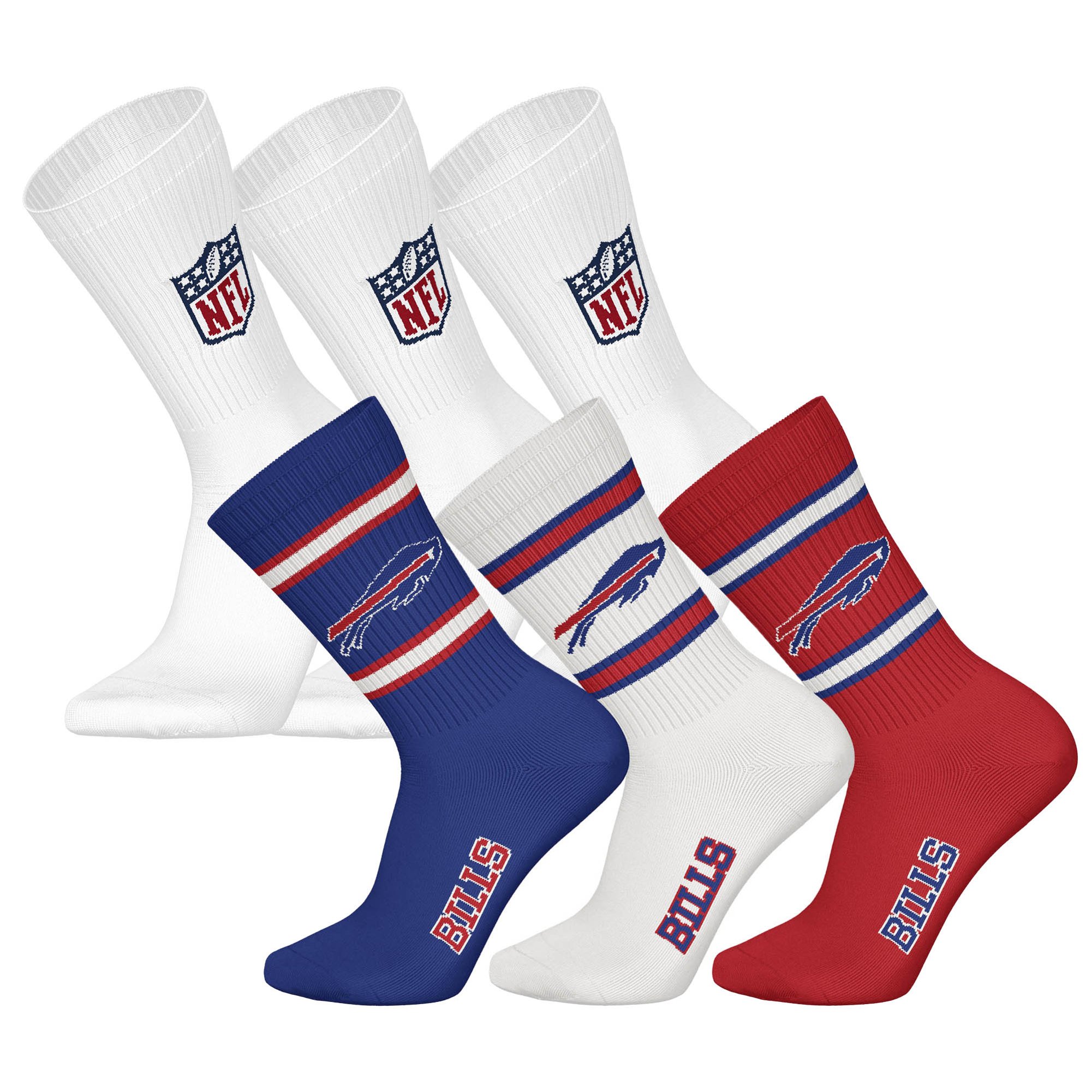 NFL 6Pack Crew Socks Unisex Socken 