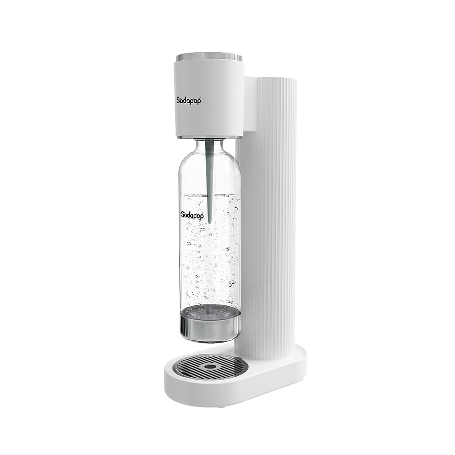 Wassersprudler Cooper, weiß, 1x  PET-Flasche
