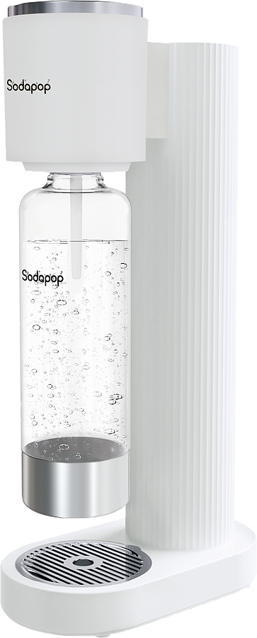 SODAPOP Wassersprudler Cooper Pro, wei&szlig;, 1x 850ml PET-Flasche 