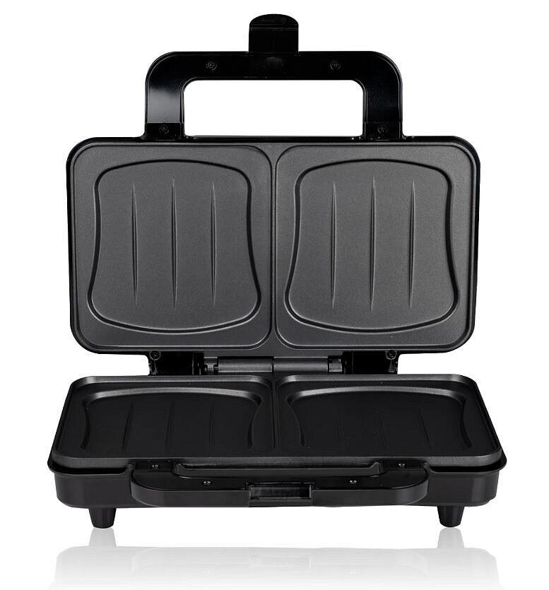 ALPINA Sandwichtoaster XL, 900 Watt, Schwarz