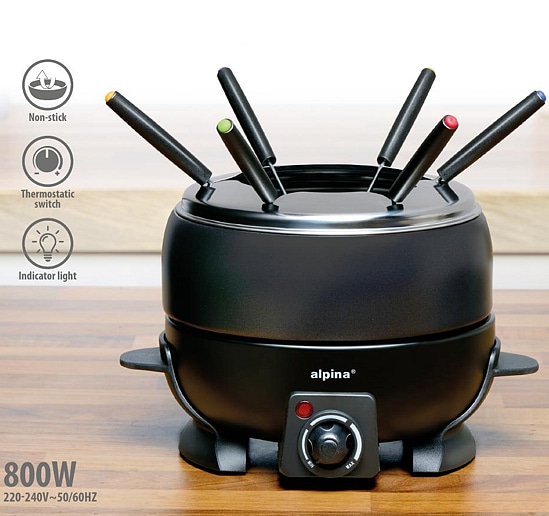 ALPINA Fondue-Set, 230V 2,3L 