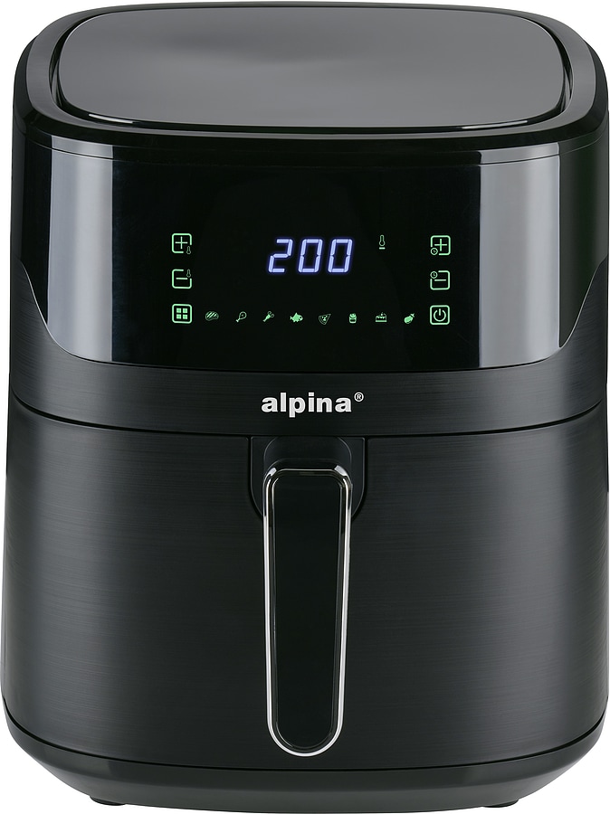 ALPINA Hei&szlig;luftfritteuse, 6L, 1600W 