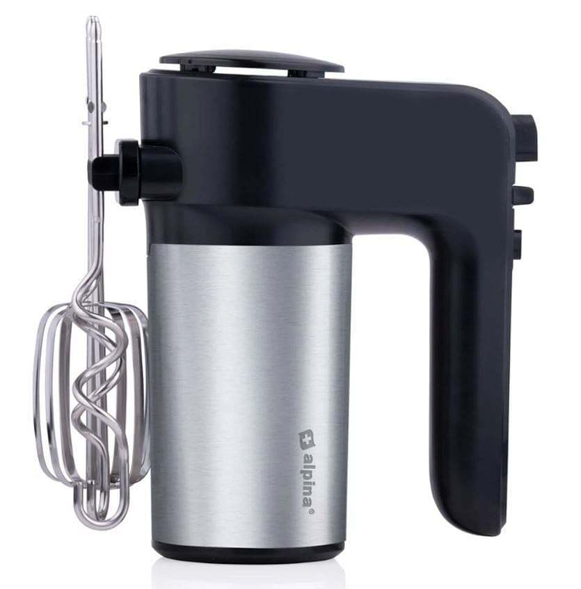 ALPINA Handmixer, 400 Watt, Edelstahl 
