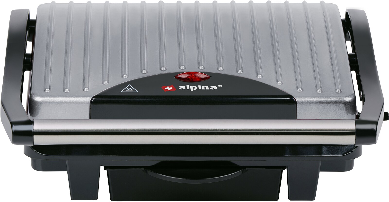 ALPINA Kontaktgrill, 230V, 1000W, Silber