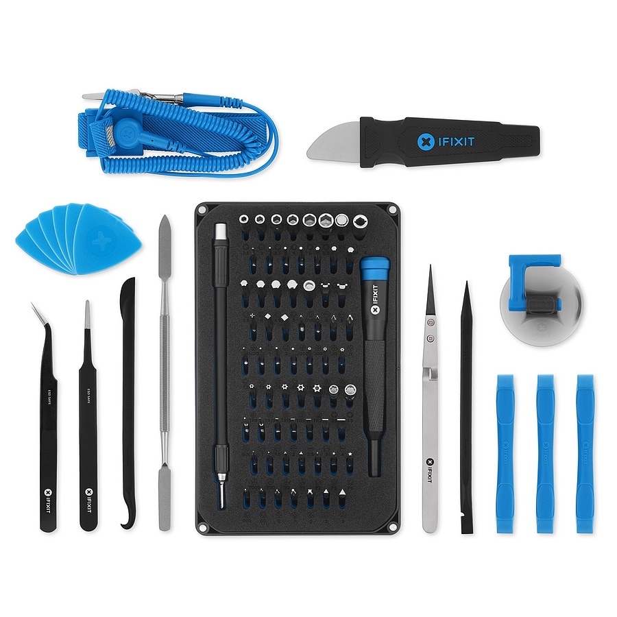 IFIXIT Pro Tech Toolkit, Pr&auml;zisions Bit Set mit 64 Bits, 4mm Driver 
