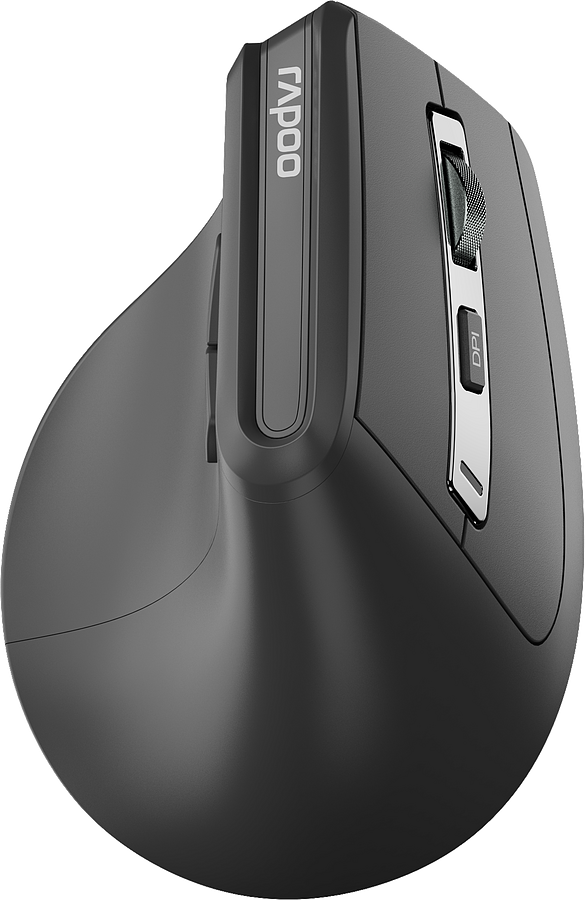 RAPOO EV310M.Dark Grey MM Wireless Ergonomic Mouse 