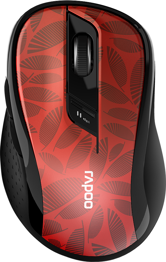 RAPOO M500.DR RED Trendy Wireless Multi-Mode Mouse 