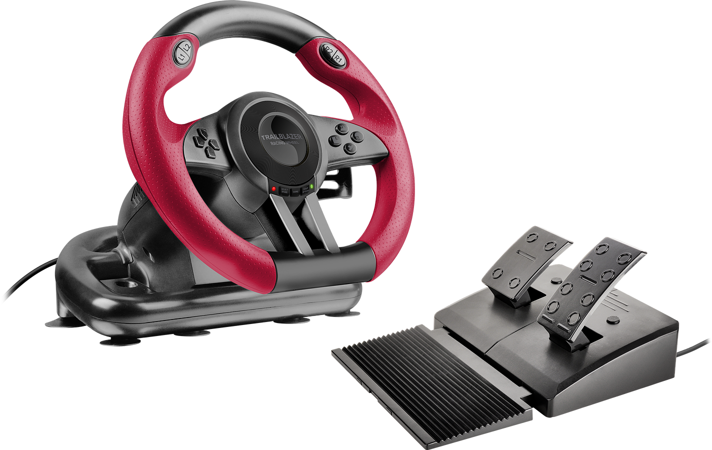 SPEEDLINK TRAILBLAZER Racing Wheel for PC/PS4/Xbox Series X/S/One/Switch 2/Switch/OLED, black 