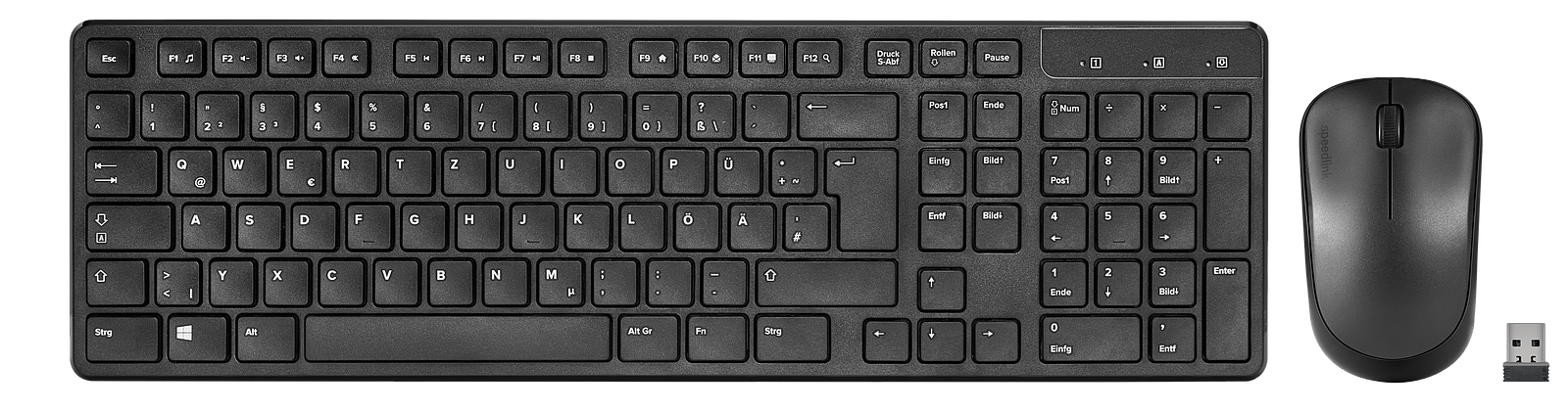 SPEEDLINK SIGNIUM Deskset - Wireless, black - DE Layout 