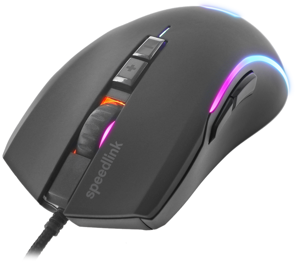 SPEEDLINK ZAVOS RGB Gaming Mouse, rubber-black 