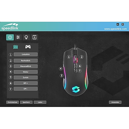 SPEEDLINK ZAVOS RGB Gaming Mouse, rubber-black bei Marktkauf online  bestellen