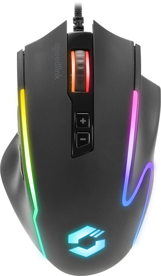 SPEEDLINK DECUS NX RGB Gaming Mouse, rubber-black 