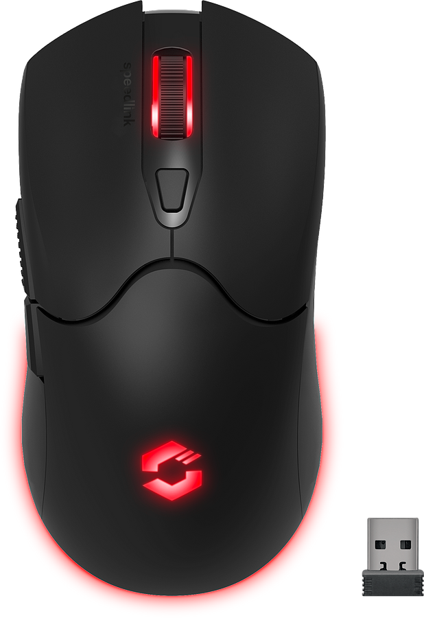 SPEEDLINK VELOX Rechargeable RGB Gaming Mouse - Wireless, black 