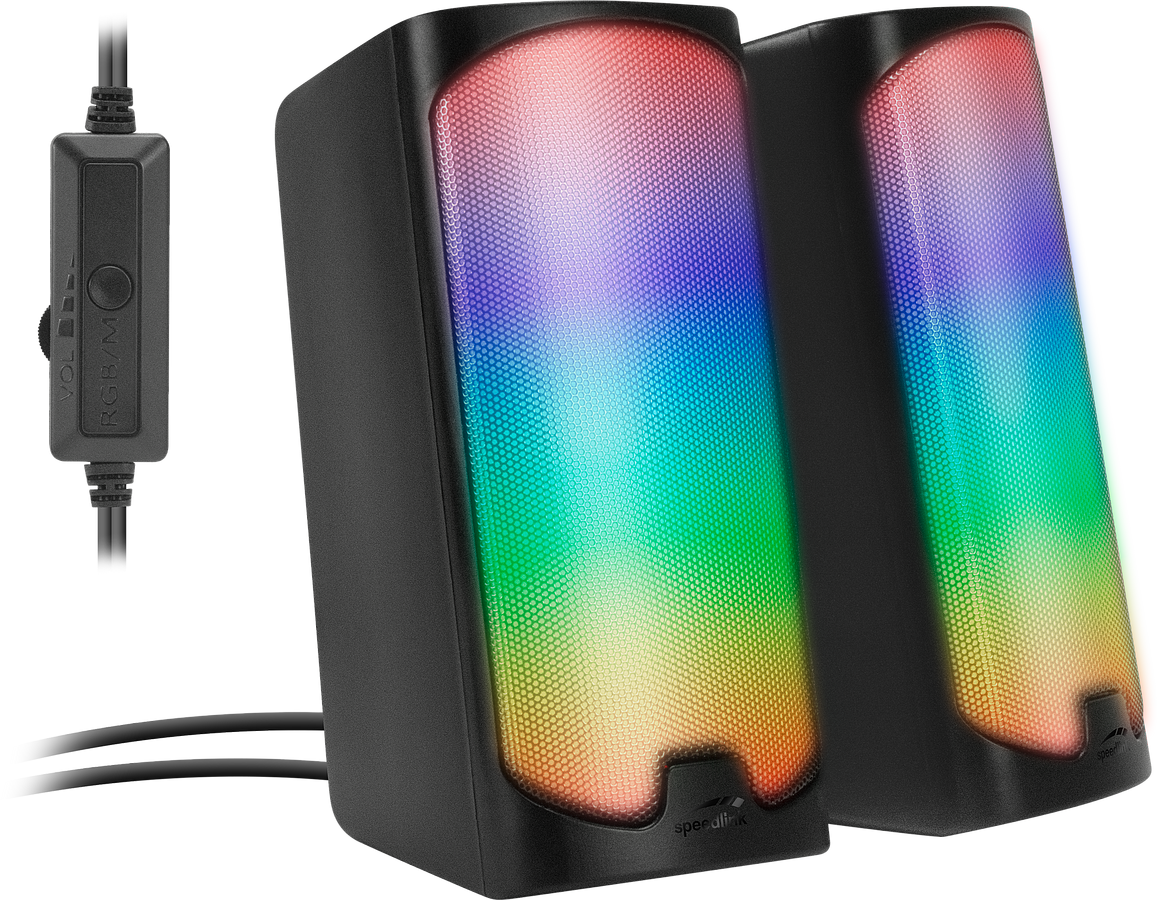 SPEEDLINK TONOS RGB Gaming Stereo Speaker, black 