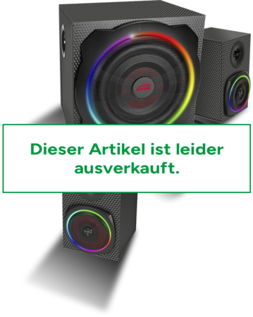 SPEEDLINK GRAVITY System, online RGB 2.1 black bestellen Subwoofer CARBON bei Marktkauf