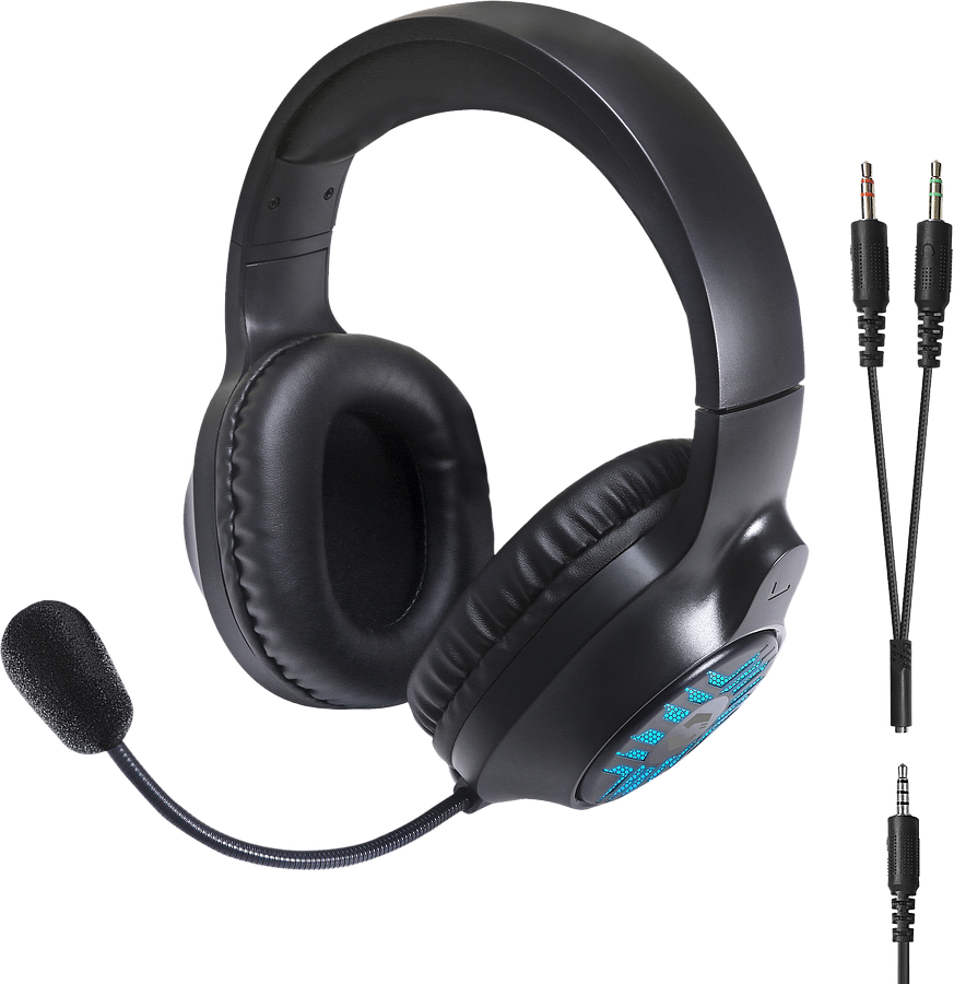 SPEEDLINK TYRON RGB Stereo Gaming Headset - for PC/PS5/PS4/Xbox Series X/S/Switch 2/Switch/OLED/Lite, black 