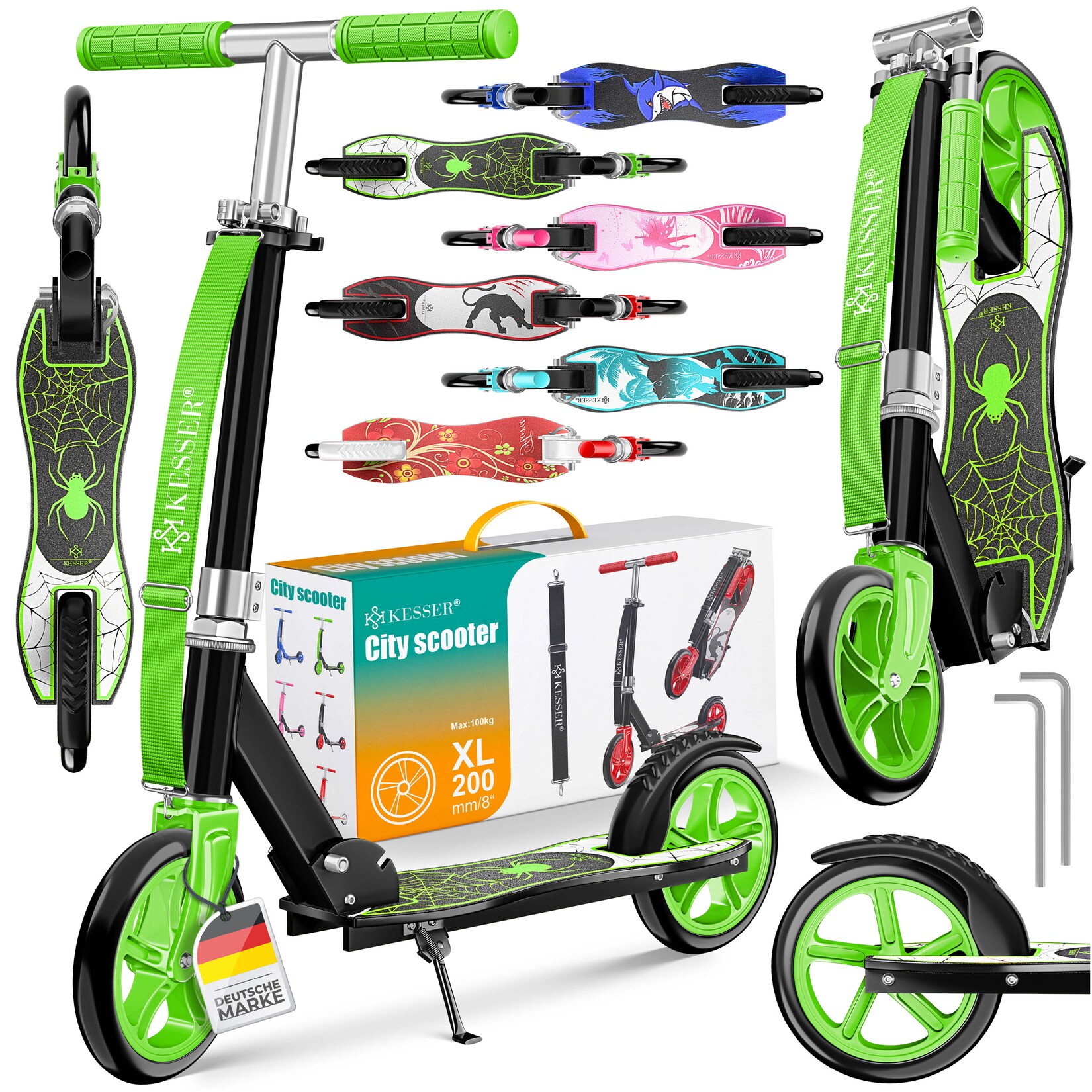 ® Scooter Roller Kinderroller Cityroller Tretroller Kickroller Kickscooter Stuntscooter klappbar