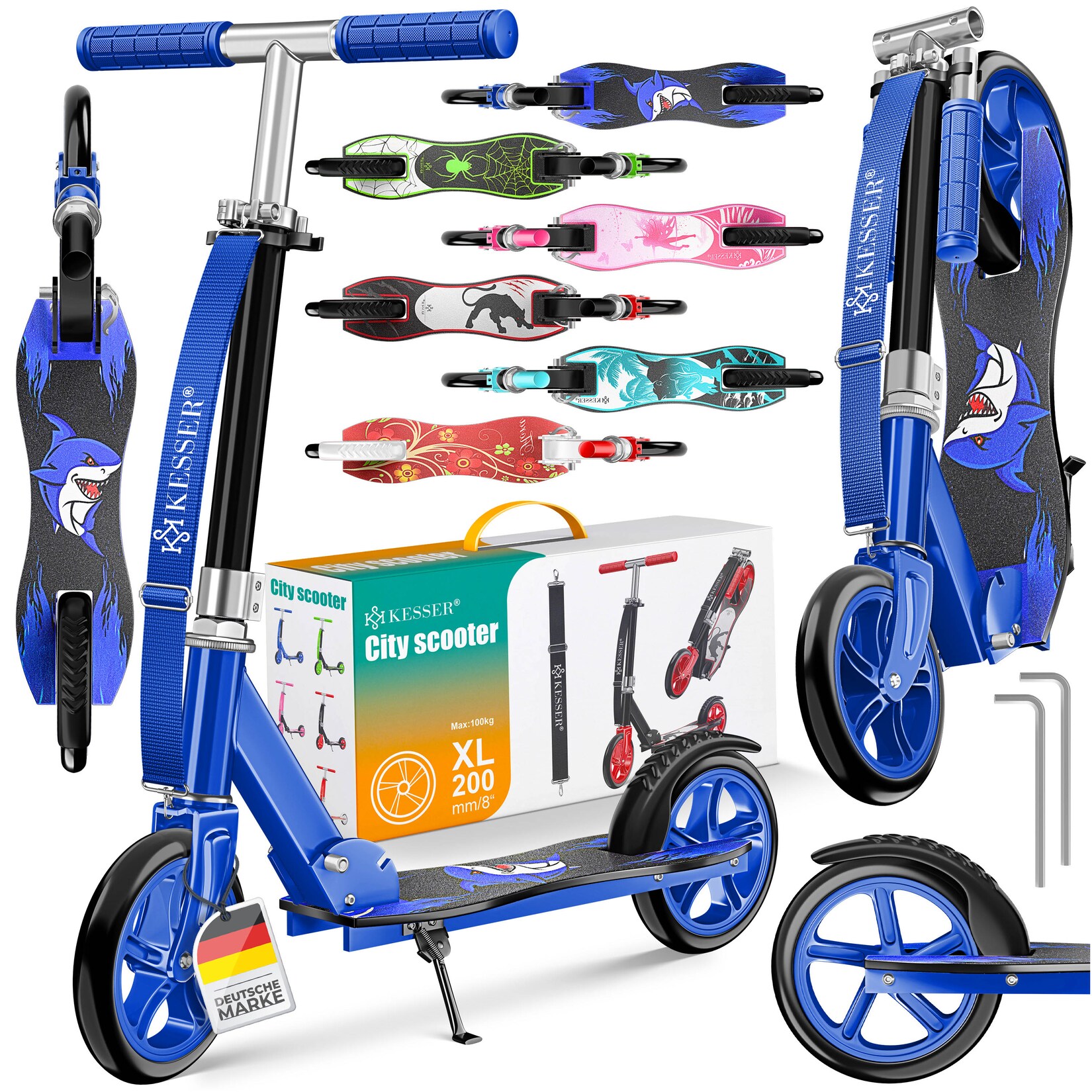 ® Scooter Roller Kinderroller Cityroller Tretroller Kickroller Kickscooter Stuntscooter klappbar