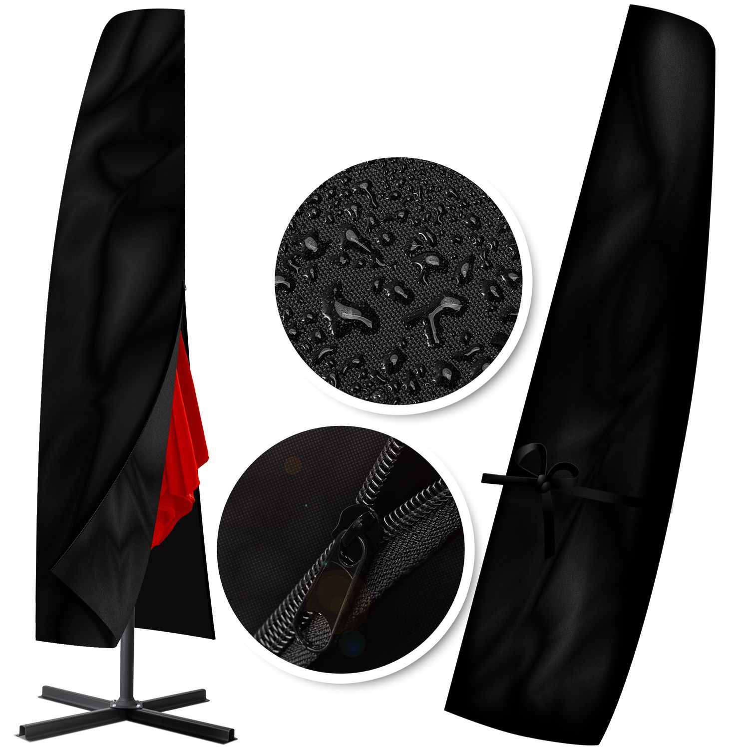 KESSER&reg; Schutzh&uuml;lle Schirmhaube Abdeckung Sonnenschirm Schutzh&uuml;lle Haube 3m &Oslash; 