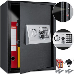 KESSER® Elektronischer Safe Tresor Geldschrank Wandtresor Wandsafe 50x35x34,5 
