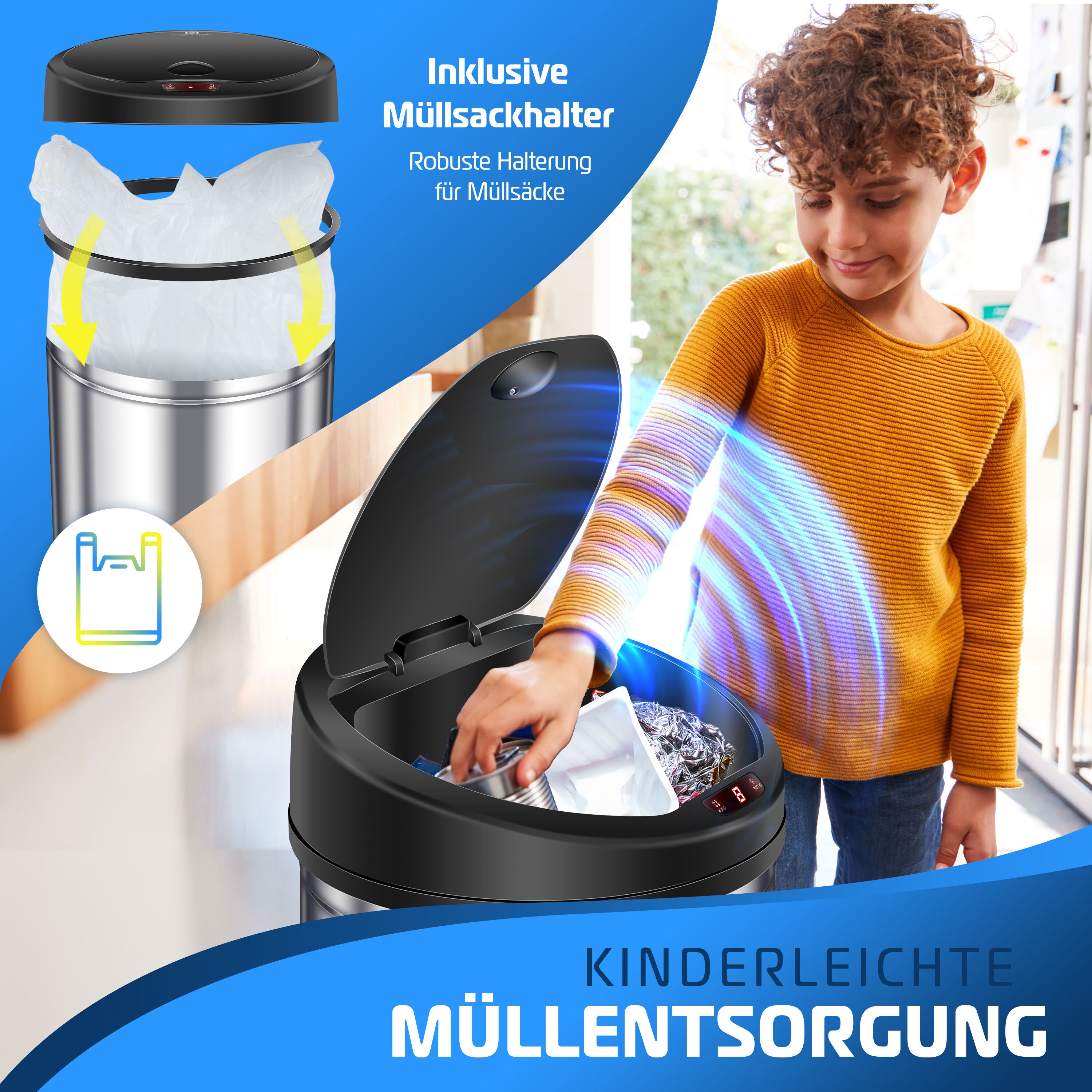 KESSER® Automatischer Mülleimer mit Sensor