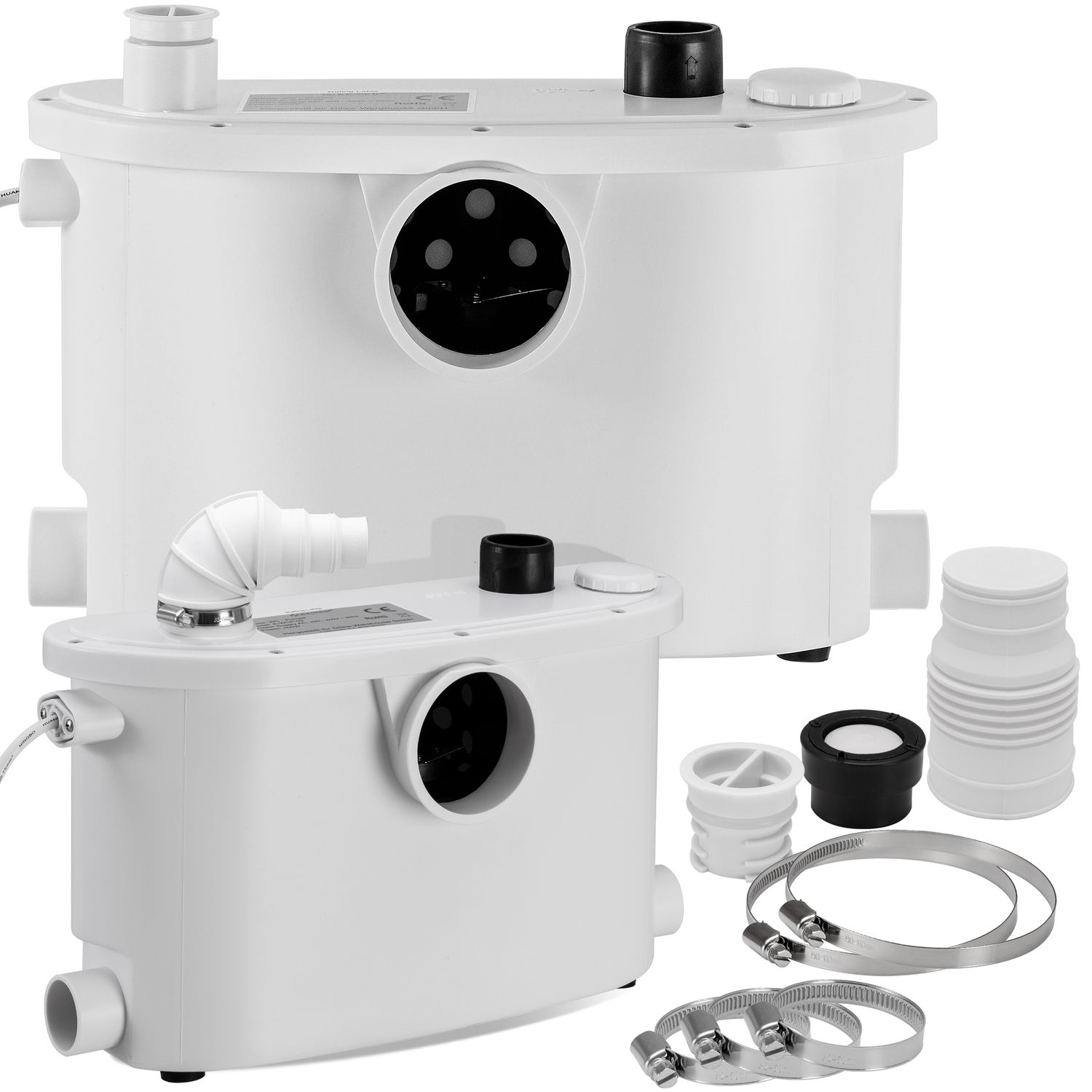 KESSER&reg; Hebeanlage Kleinhebeanlage ? F&auml;kalienpumpe ? mit integriertem R&uuml;ckschlagventil ? 400 Watt ? WC Toiletten ? Dusche ? Badewannen ? Waschbecken ? Sp&uuml;lmaschinen Abwasser Haushaltspumpe Sanit&auml;r 