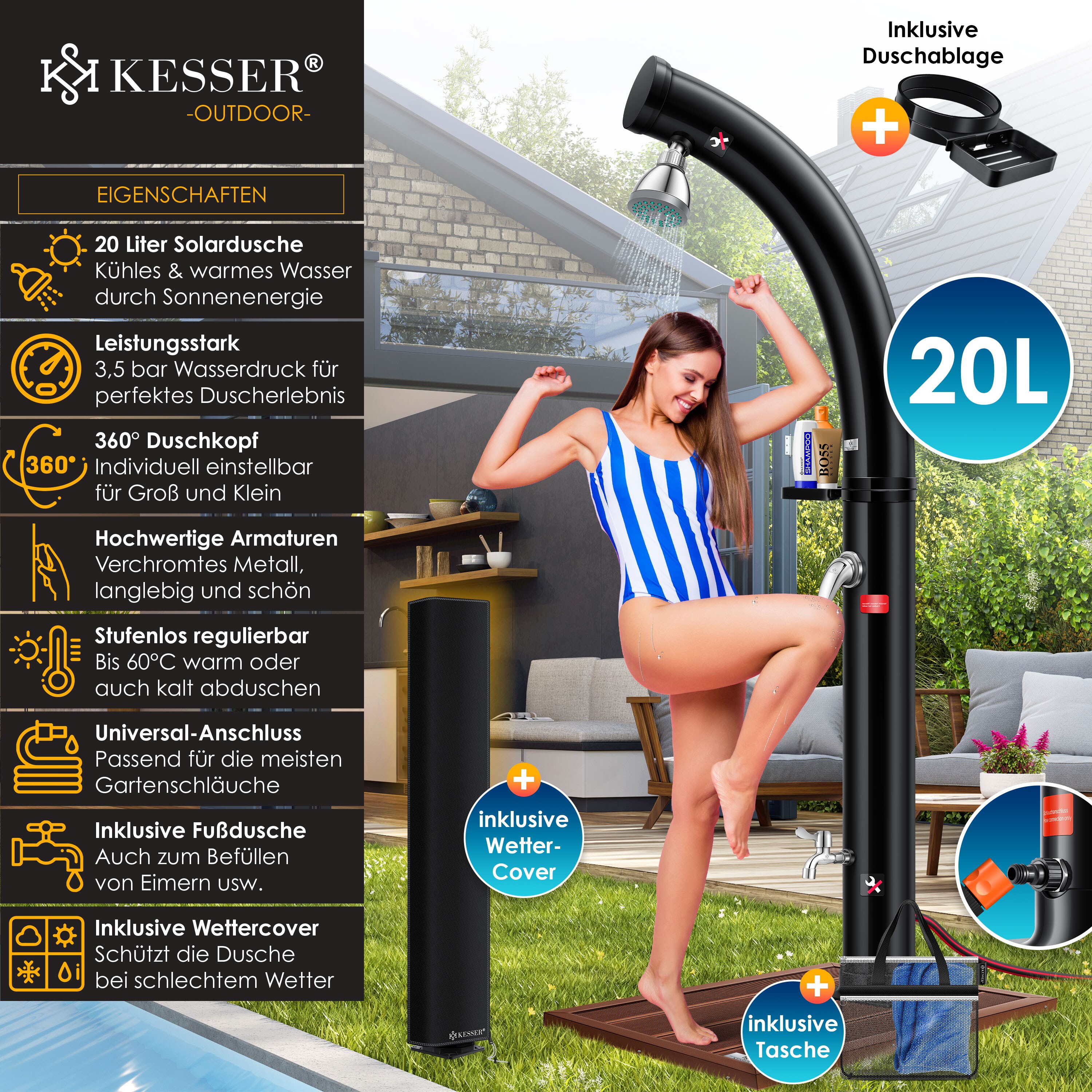 Garten Solarduschen: Ihr ultimativer Ratgeber für sommerliche Erfrischung