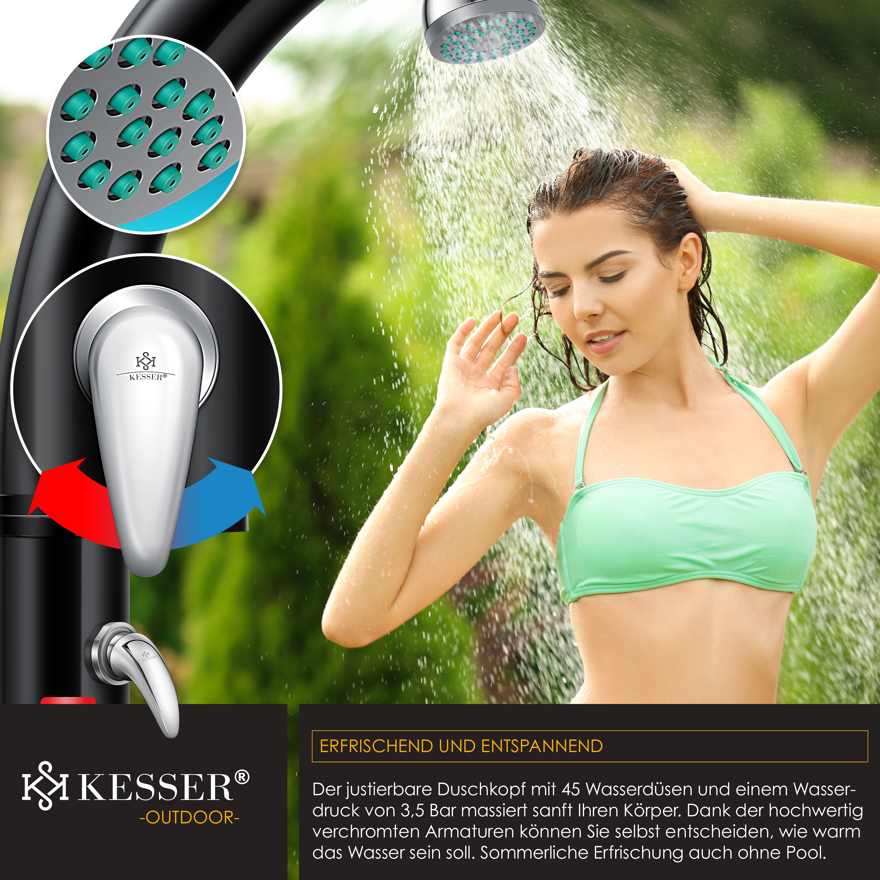 Garten Solarduschen: Ihr ultimativer Ratgeber für sommerliche Erfrischung