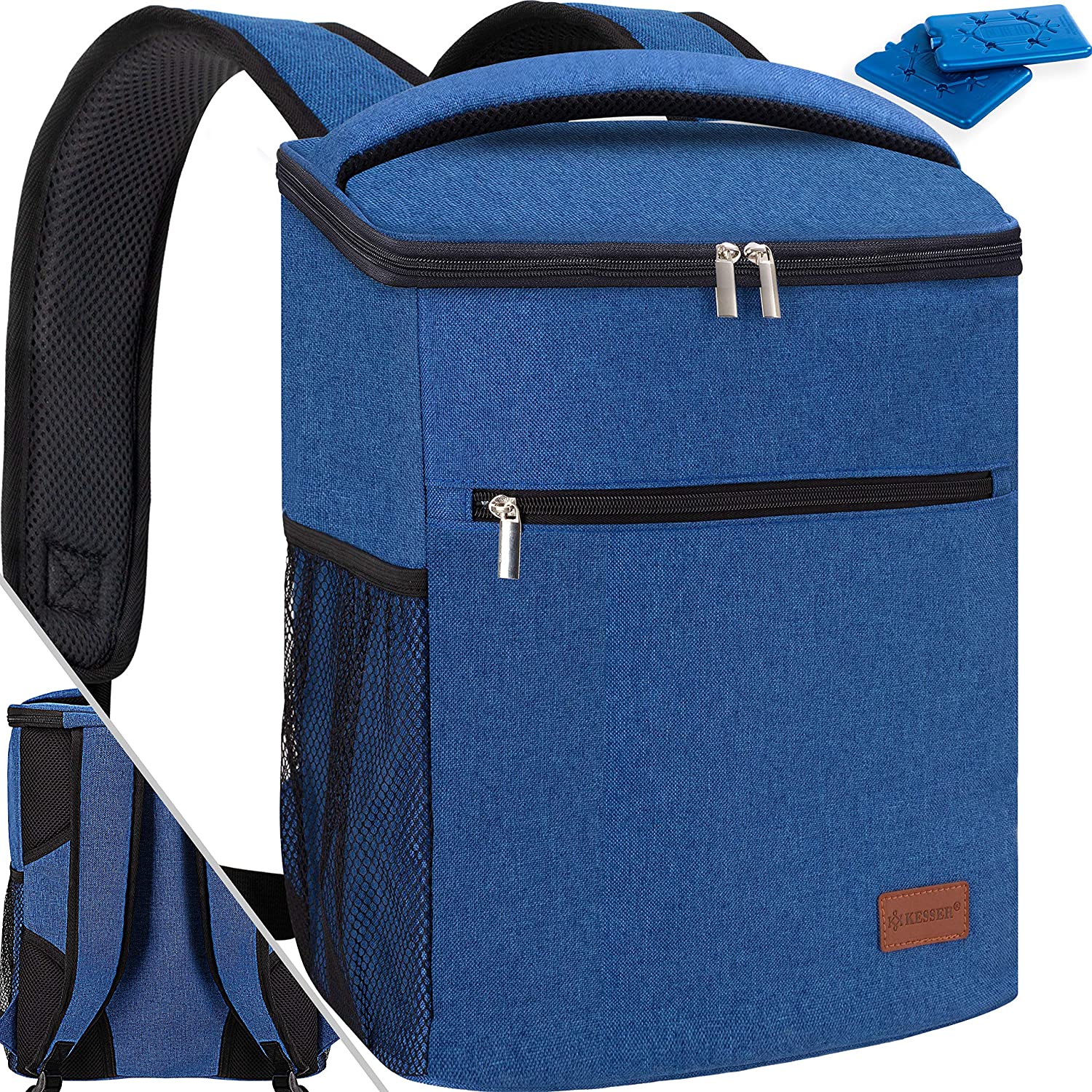 KESSER&reg; 30L K&uuml;hlrucksack K&uuml;hltasche faltbar Gro&szlig; Schultergurt K&uuml;hlbox Isoliertasche Thermotasche Picknicktasche f&uuml;r Lebensmitteltransport Lunchtasche Isoliert Aufbewahrung von W&auml;rme und K&auml;lte 