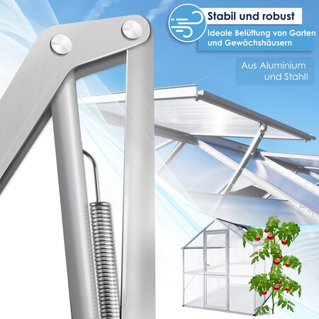 KESSER® Automatischer Fensteröffner für Gewächshaus 7,5 kg