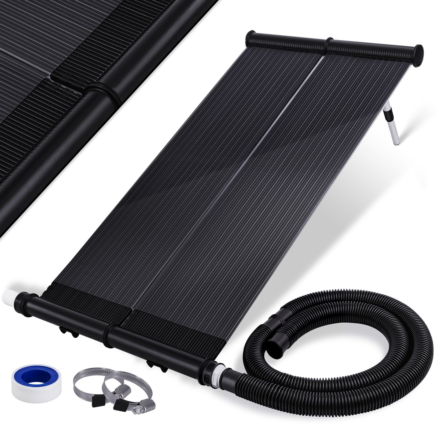 KESSER&reg; Solarkollektor ECO Poolheizung 108 x 74 x 15cm (L x B x H) , Warmwasser Heizung Solarheizung f&uuml;r Pools l UV-best&auml;ndiger Kunststoff l Durchflussmenge 10.000 Litern pro Stunde 