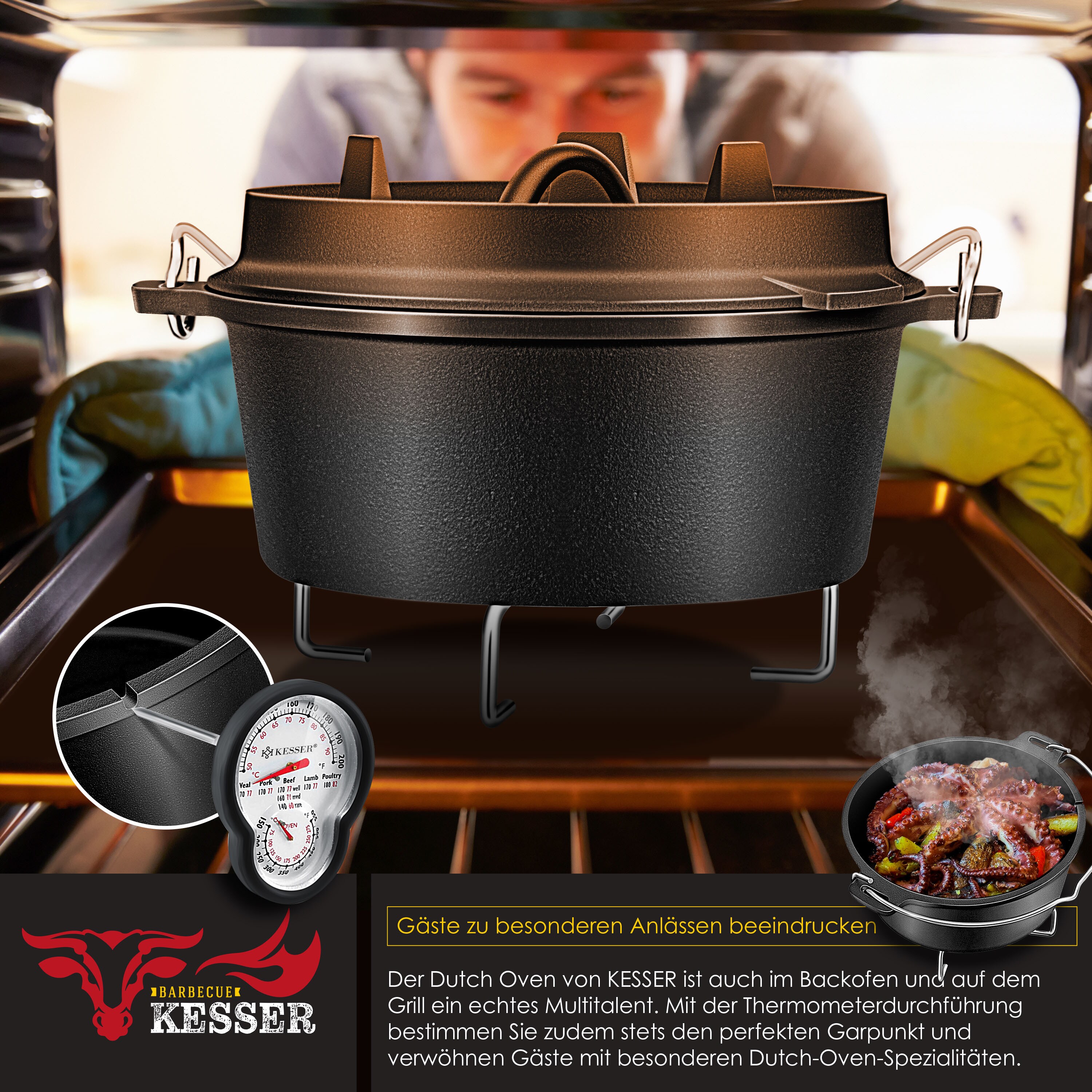 One-Touch Reinigungssystem Für Weber Holzkohlegrills – Komplett-Set Mit Dämpferblättern & Steuerstange