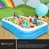 Produktbild von KESSER® Aufblasbarer Pool Familienpool Für Kinder Und Erwachsene Gartenschwimmbad Familienschwimmbad Sommer 1180 Liter Fuellmenge Kinderfreundlich Entwaesserungsloecher