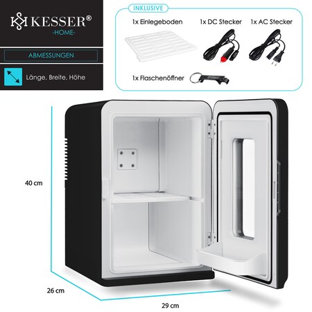KESSER® 32L Kühlbox Mini-Kühlschrank Thermoelektrische