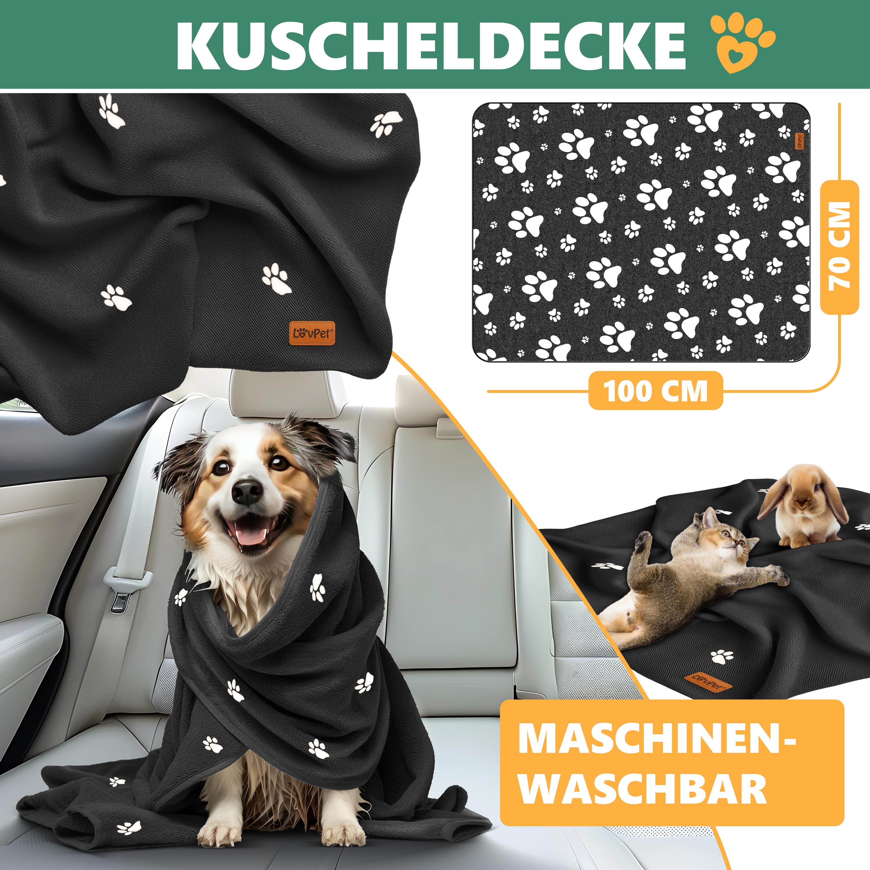 DONORO Laufstall Für Hunde/Katzen – Faltbar, Tragbar – 91x91x51 Cm – Mit Netzfenstern – Für Drinnen/draußen, Camping
